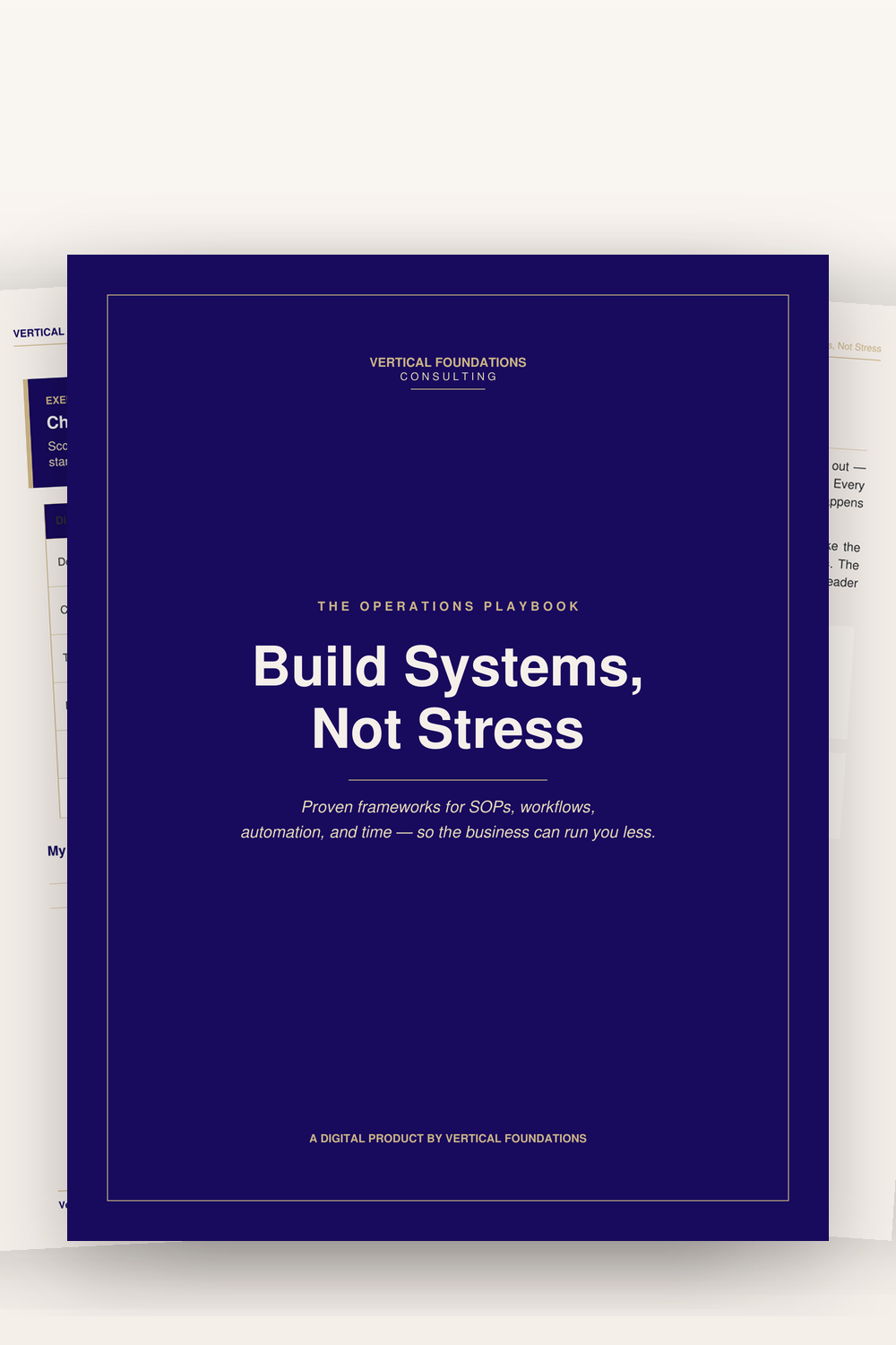 Build Systems, Not Stress
