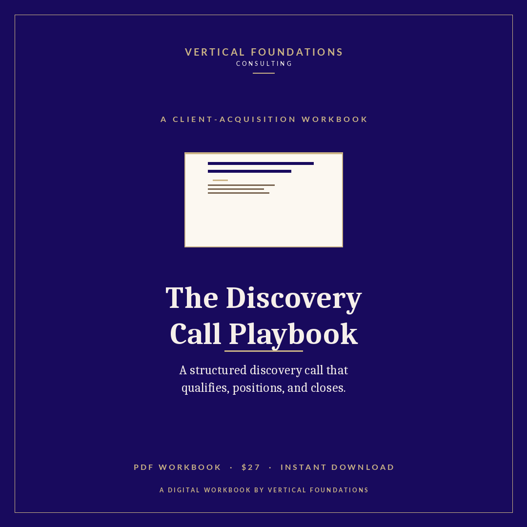 Discovery Call Playbook