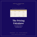 Pricing Calculator Workbook