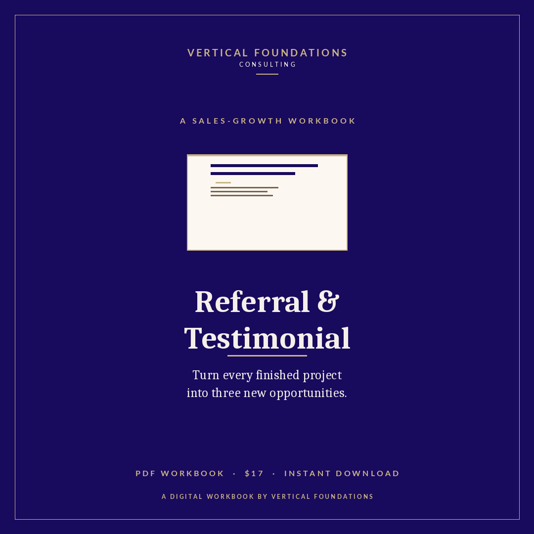 Referral & Testimonial Playbook