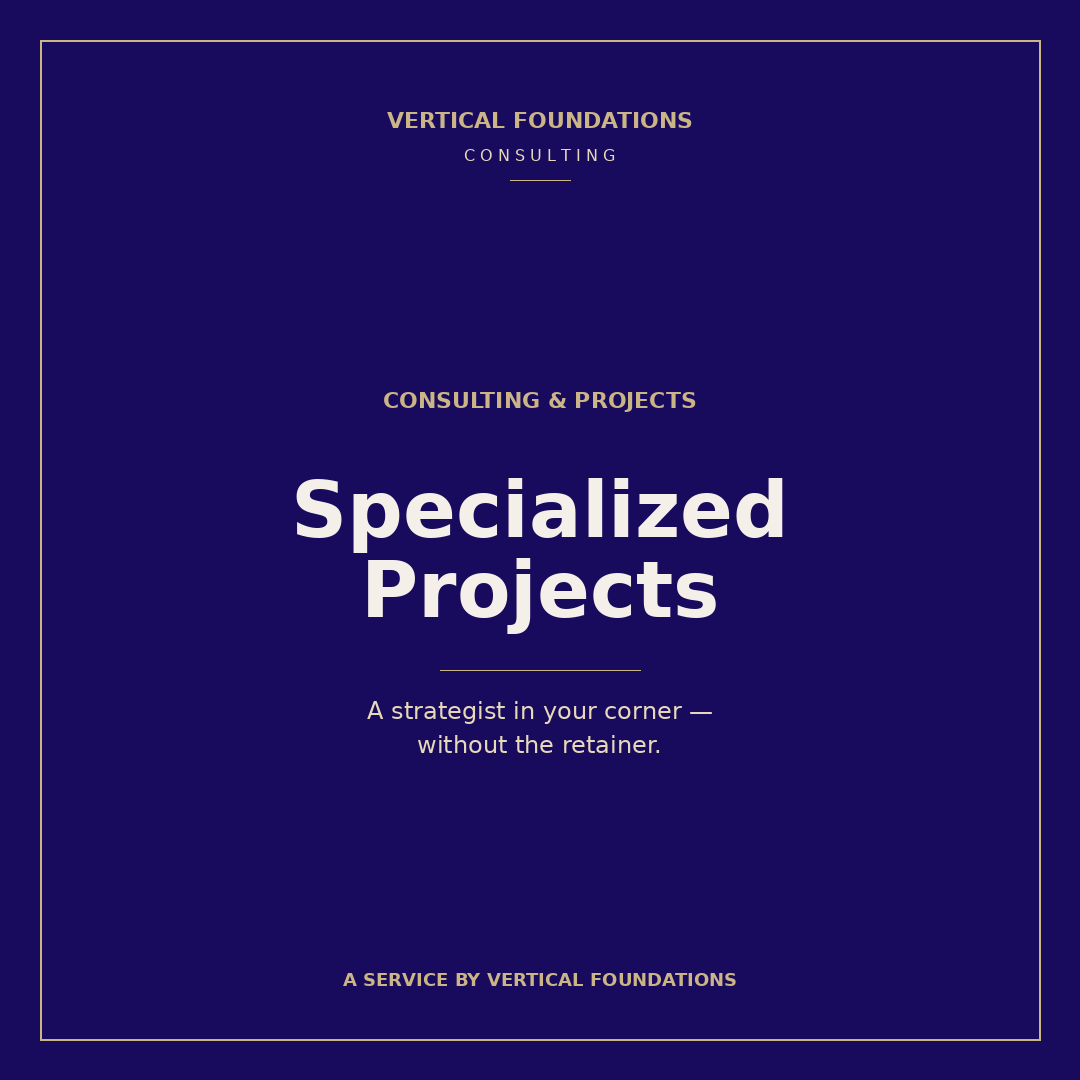 Specialized Projects